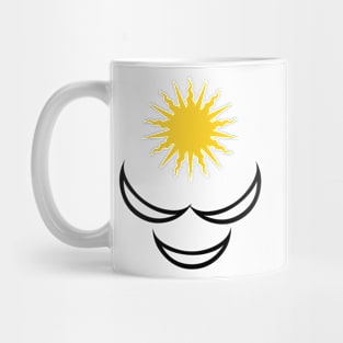 sun smile face Mug